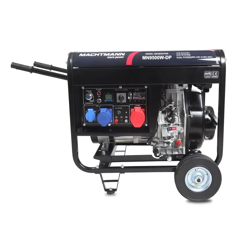 Agregat Prądotwórczy Diesel Machtmann 9500W-DP 400V 9.4 kVA Trójfazowy