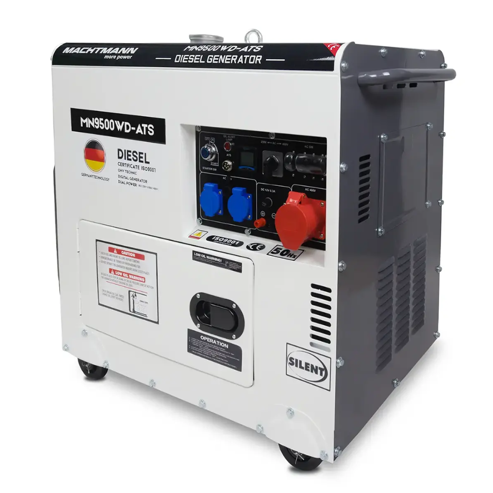 Agregat Prądotwórczy Diesel Machtmann 9500WD ATS 400V 9.4 kVA Trójfazowy