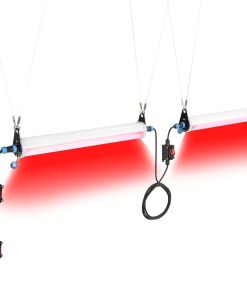 GALAXY OPL RED system oświetlenia namiotowego ze światłem czerwonym/białym, 2500 lm