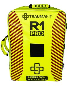 Alternative view of Zestaw Modułowy Plecak R1 PRO zgodny z KSRG 2026 - TRAUMAKIT PRO (BT) z deską ortopedyczną i szynami Kramera
